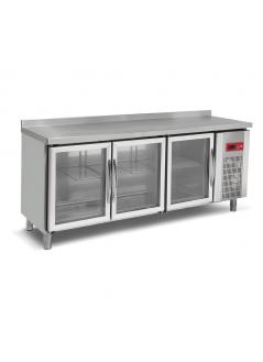 Impero Glass Countertop Refrigerator With 2 Doors