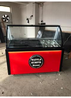 Waffle Kumpir Cabinet Front Decor Red Coating