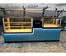Cake and Waffle Cabinet Blue Model Set MRS-EN-84