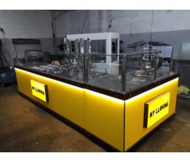 Lokma Casting And Chocolate Filling Machine Set Yellow Model MRS-EN-240