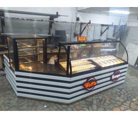 Waffle Kumpir And Cake Cabinet MRS-EN-159