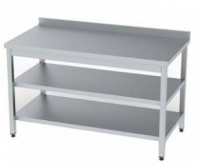 140x60x85 cm Work Bench With Intermediate Shelf and Bottom Table MRS-EN-182
