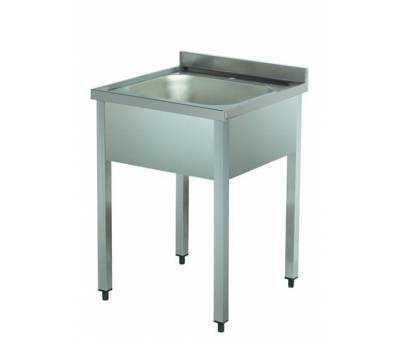 Undercounter with Stainless Single Sink PTE60 MRS-EN-217